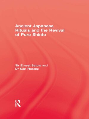 cover image of Ancient Japanese Rituals